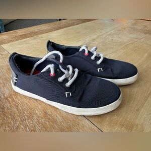 Sperry Navy Blue Casual Sneakers with White Soles